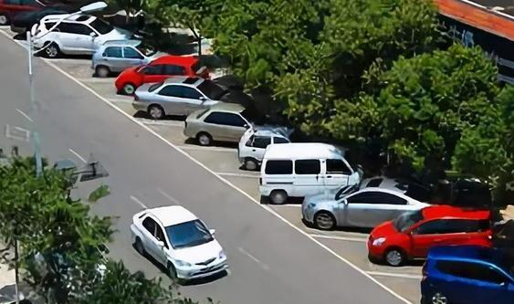 45度斜車位劃線標(biāo)準(zhǔn)尺寸圖，45度斜停車位設(shè)計(jì)圖？